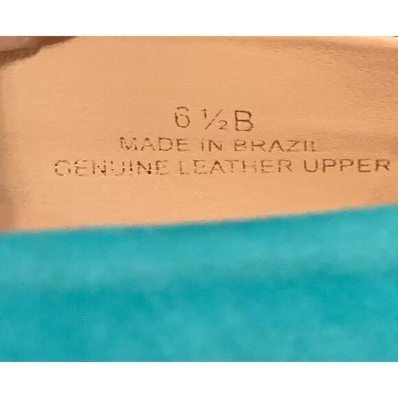 Talbots Womens Green Suede 6.5 Ballet Flats Pointed Toe NWOT  Genuine Leather - Picture 2 of 12